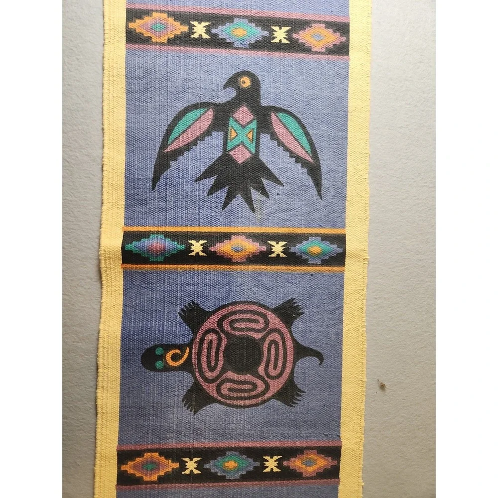 El Paso Saddle Blanket Co Southwest Heavy Cotton Table Runner 6ft 1-inch